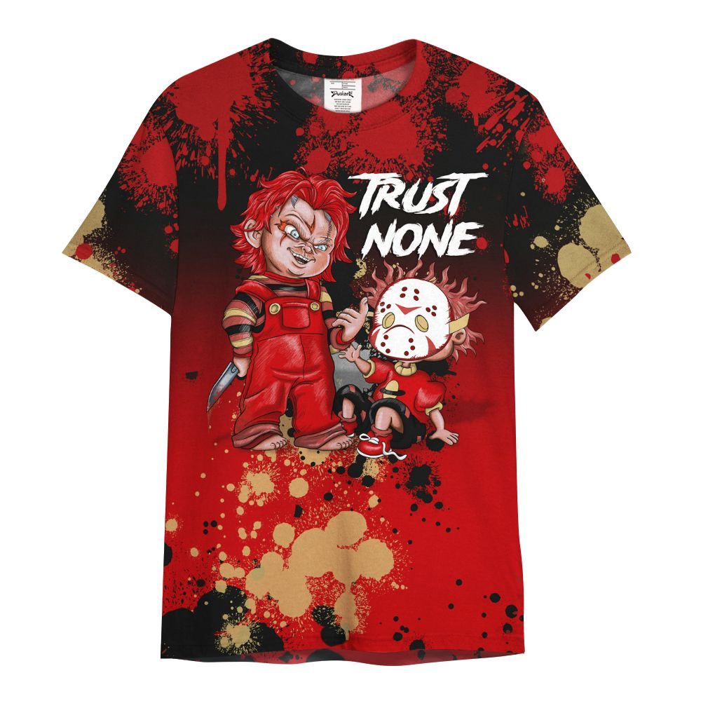 Shirt To Match Ja 2 Halloween - Trust No One Scary All Over Print