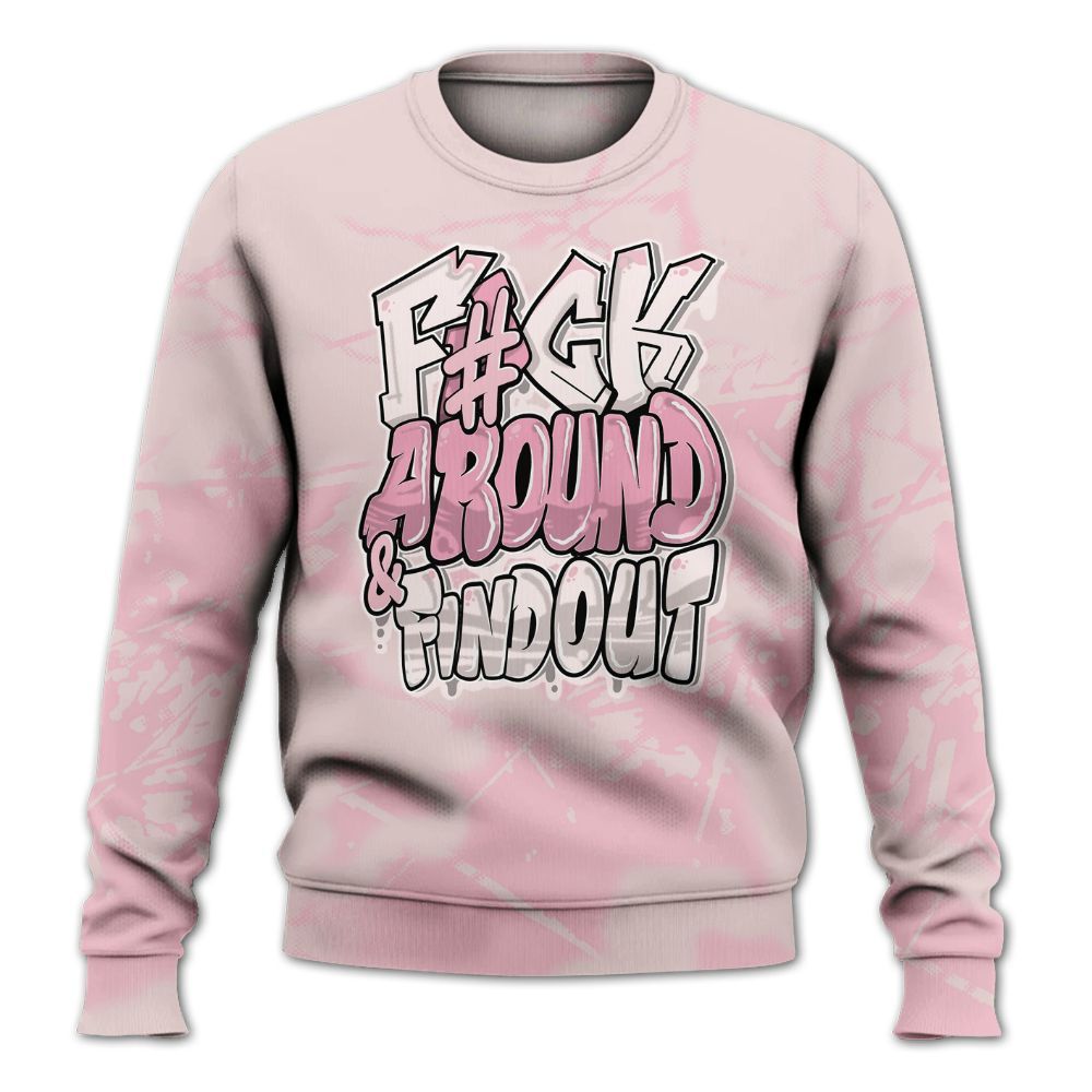 Sweatshirt To Match Dunk Low KD 17 Aunt Pearl - F Around Find Out Graphic Profound All Over Print