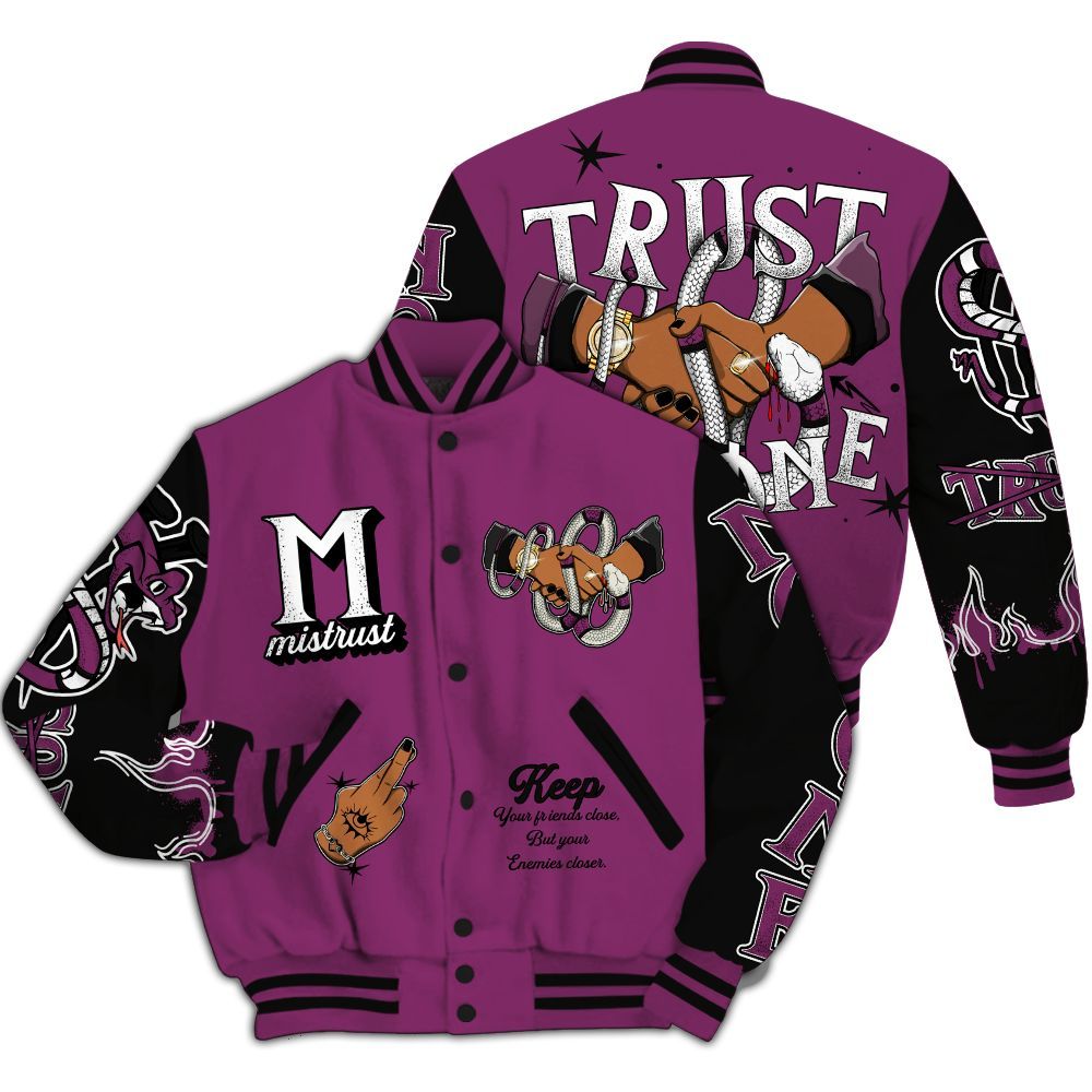 Varsity Jacket To Match Air Max Sunder Gore Tex Bold Berry - Trust No One Snake-Bite Street Style All Over Print
