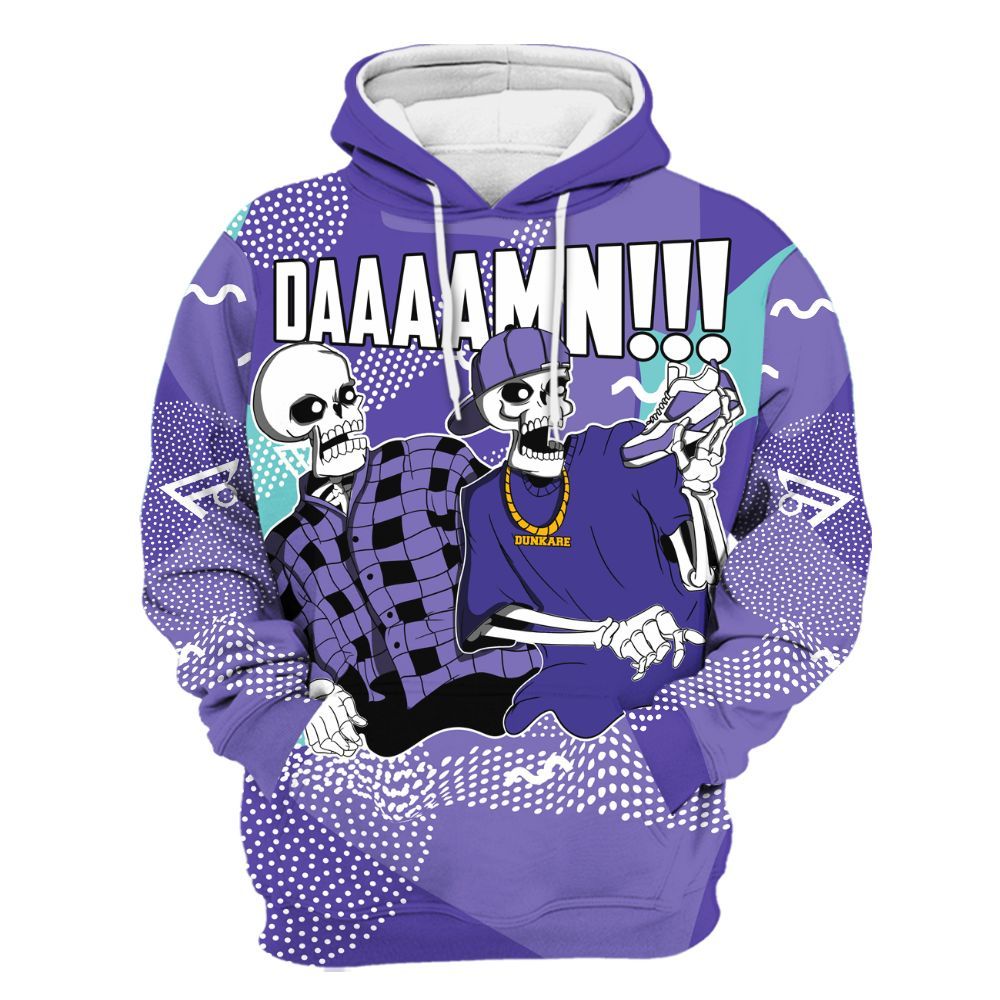 Hoodie To Match Low Hornets 1s - Graphic Meme Damnn All Over Print