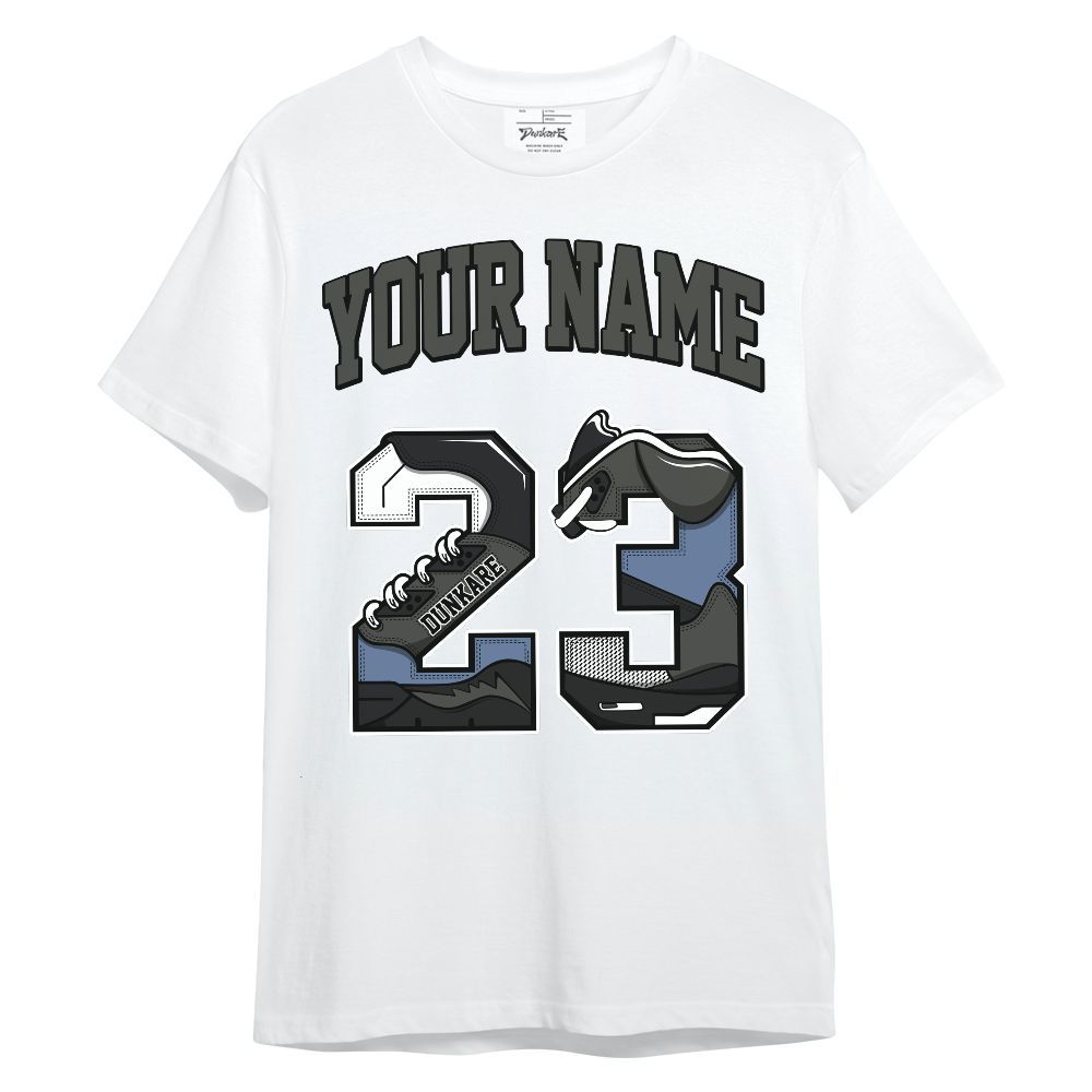 Shirt To Match Mid Space Jam 1s - Custom Name Number 23 5s Unisex Shirt