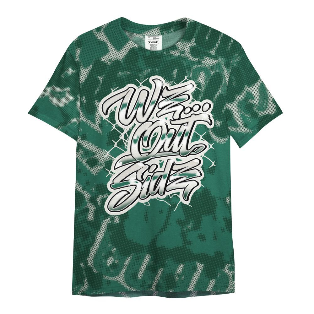 Shirt To Match Oxidized Green 4s - We OutSider Graphic Street All Over Print
