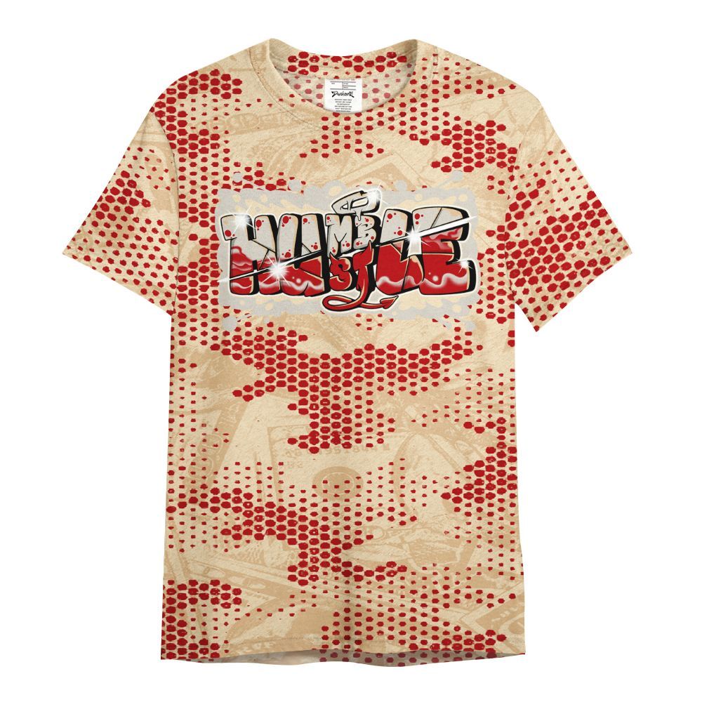 Shirt To Match Dunk Low Strawberry Waffle - Humbled Hustles Graphic Banknotes All Over Print