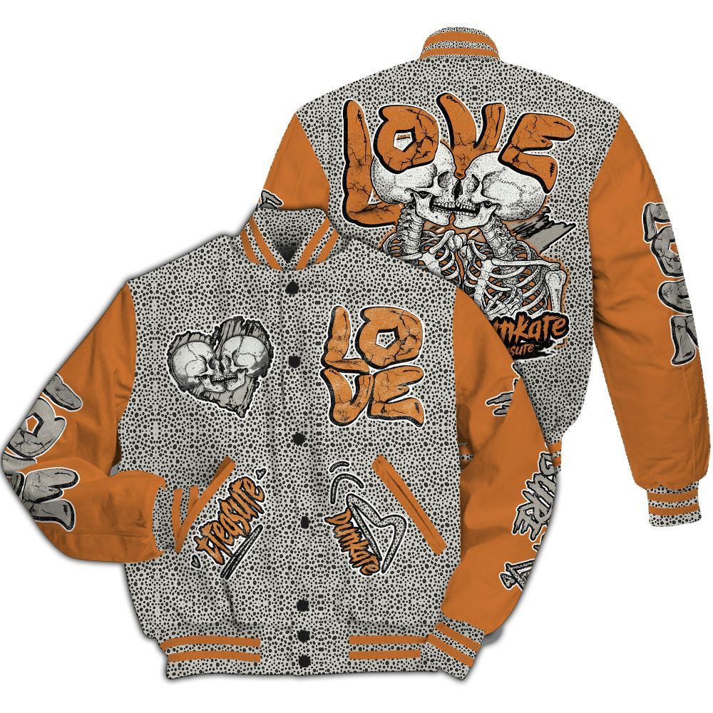 Varsity Jacket To Match Air Max 1 Safari 2024 - Skull Bear All Over Print