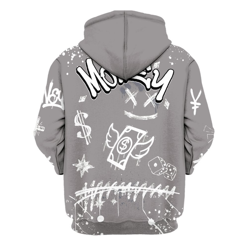 Hoodie To Match Cool Grey 11s - Everybody Paid In Full Crayon All Over Print
