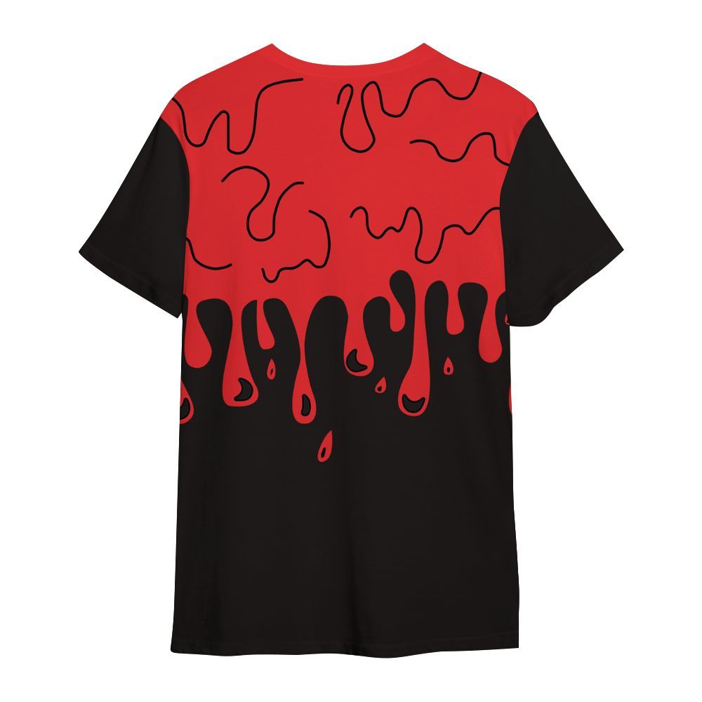 Shirt To Match Chile Red 9s - Snake Trust No One Drip All Over Print