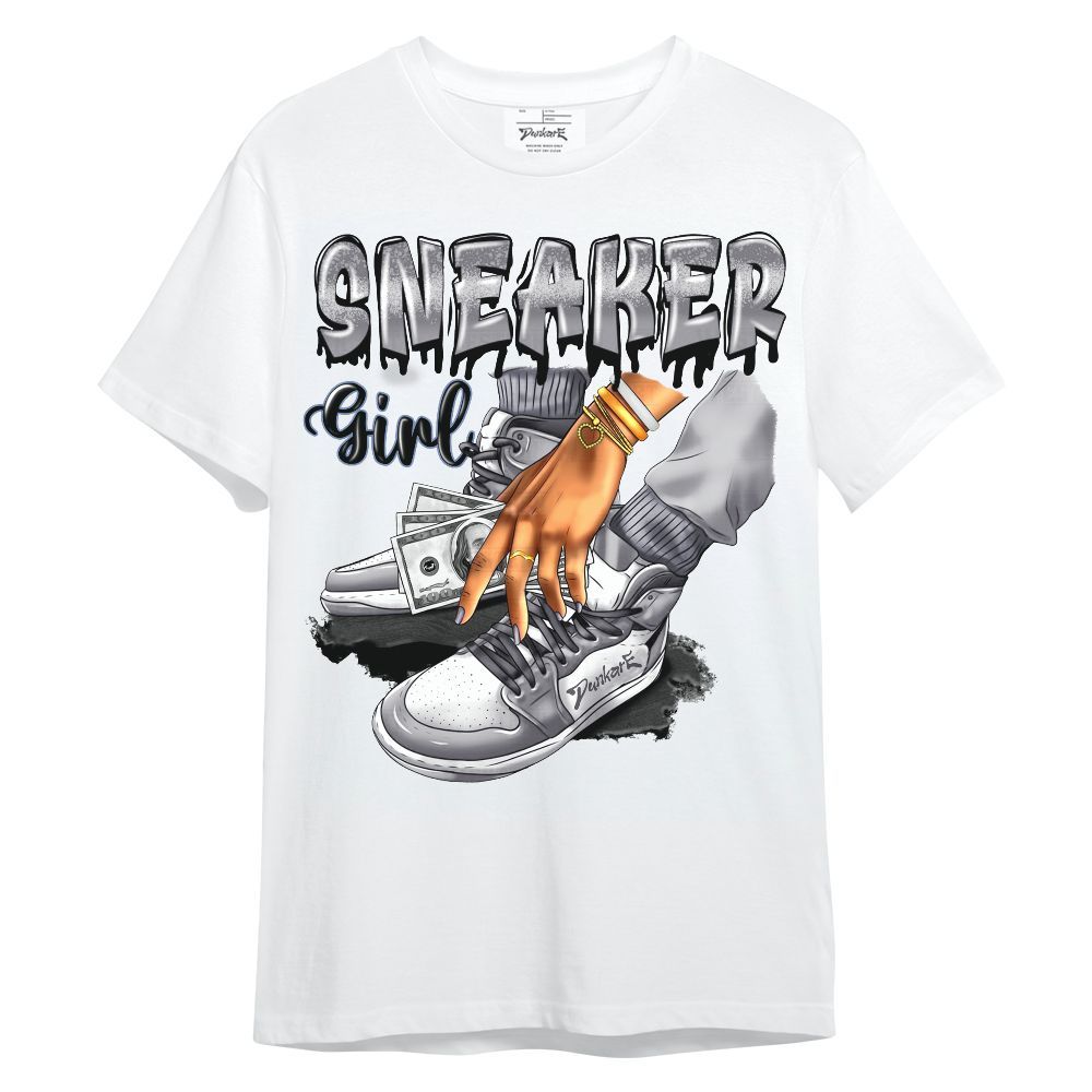 Shirt To Match Cement Grey 11s - SNEAKER Girl Money Drip Unisex Shirt