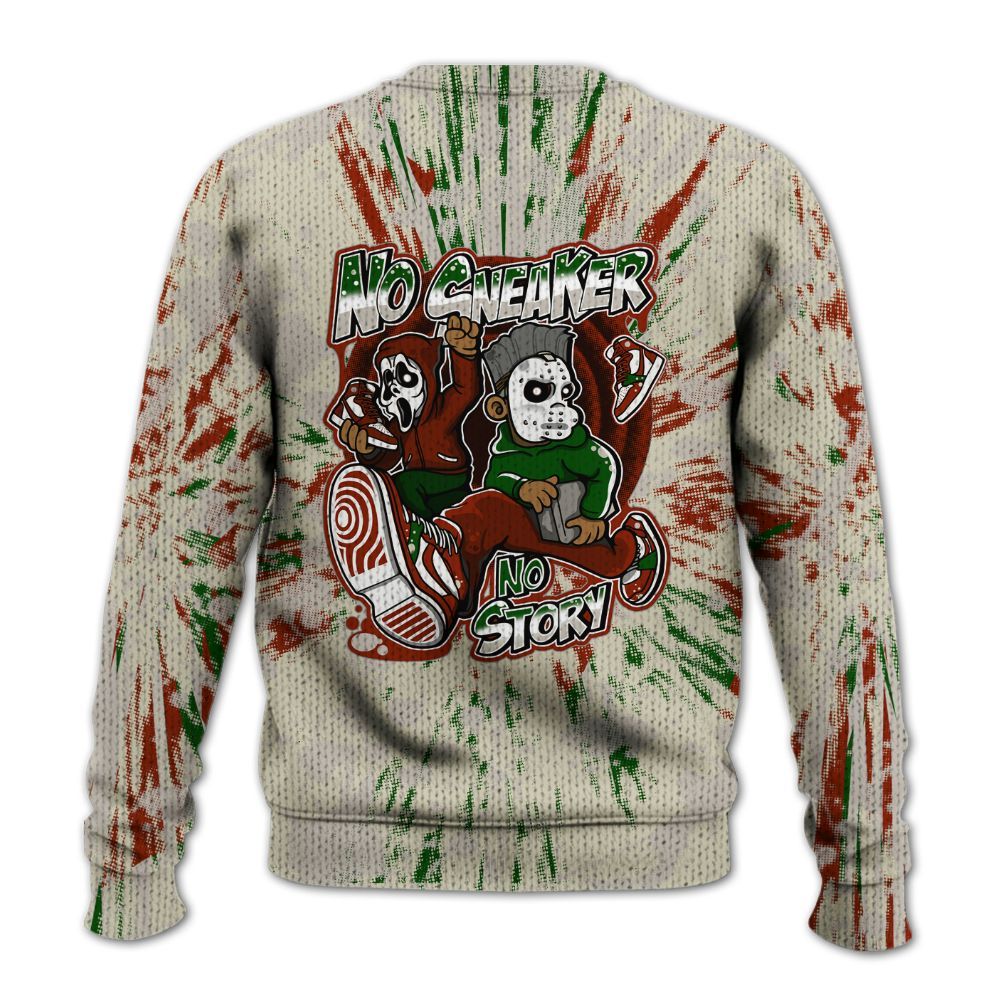 Knitted Sweater To Match El Grito 5s - Sneakers Make Story Graphic Luxury