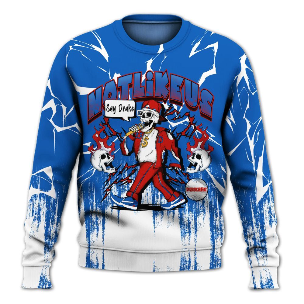 Sweatshirt To Match Kobe 6 Game Royal - Don't Like Us All Over Print