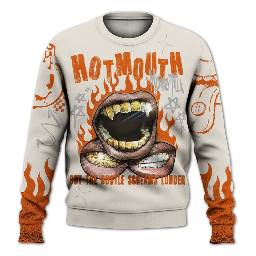 Sweatshirt To Match SE Craft 5s - Mouth Burning Street Style All Over Print