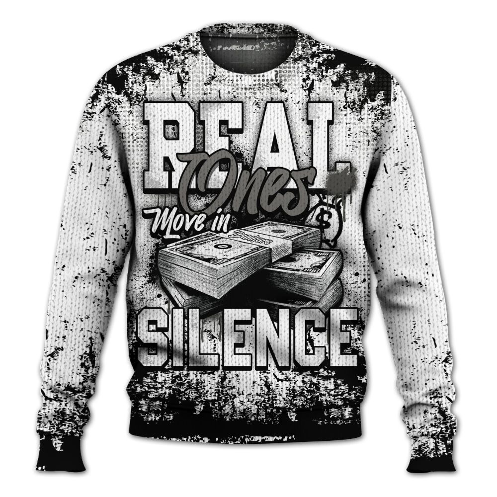 Knitted Sweater To Match Kobe 9 Elite Protro Halo - Move In Silence Money Street Retro