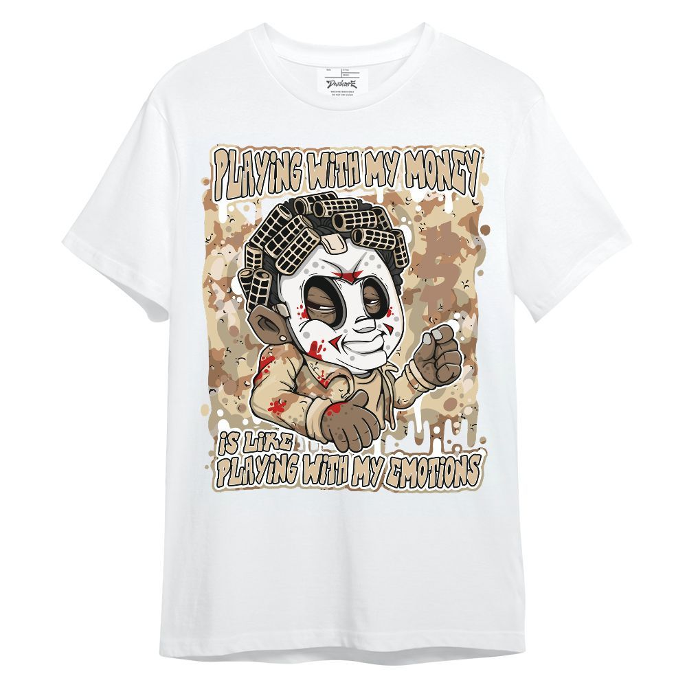 Shirt To Match Desert Camo 3s - Playing With My Money Graphic Unisex Shirt