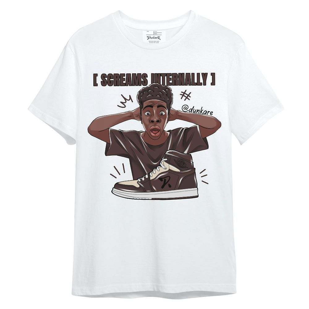 Shirt To Match Burgundy Crush 3s - Scream Internally Unisex Shirt