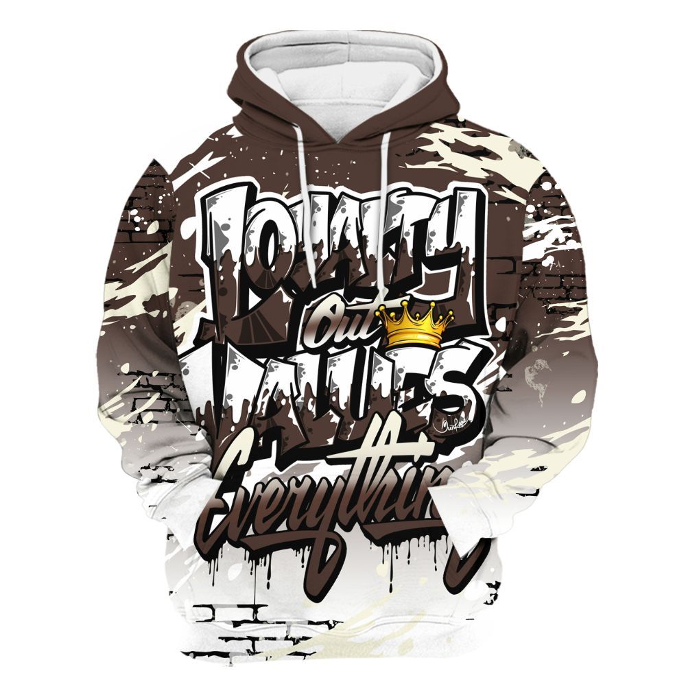 Hoodie To Match SoleFly Cafecito 12s - Values Of Loyalty Drip All Over Print
