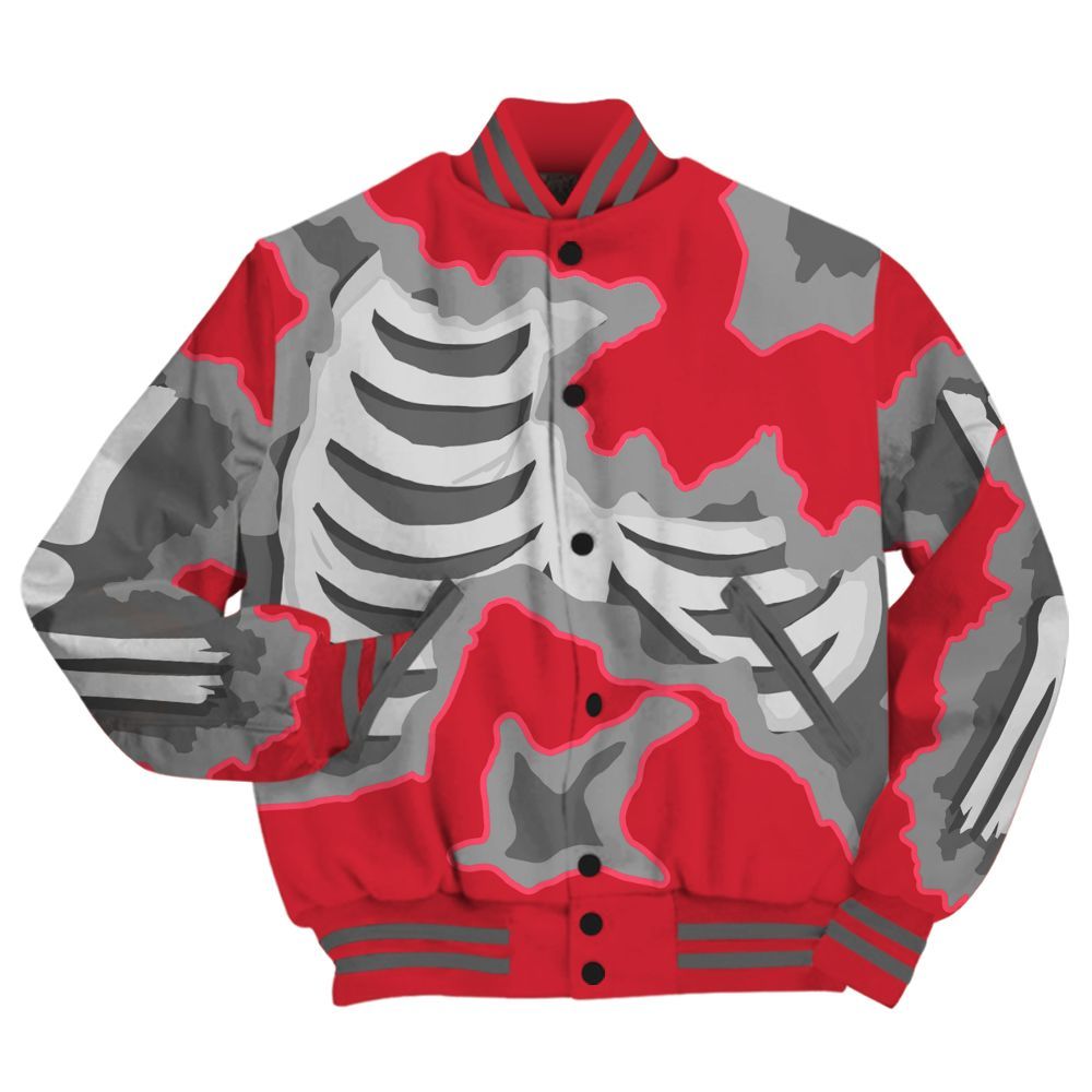 Varsity Jacket To Match Bunny 2025 8s - Hard Feeling Graphic Heart Break All Over Print
