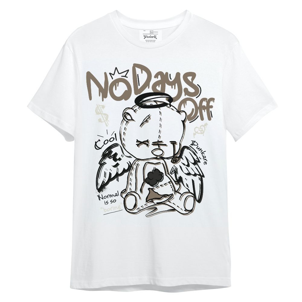 Shirt To Match Low OG Dark Mocha 1s - No Days Off Unisex Shirt