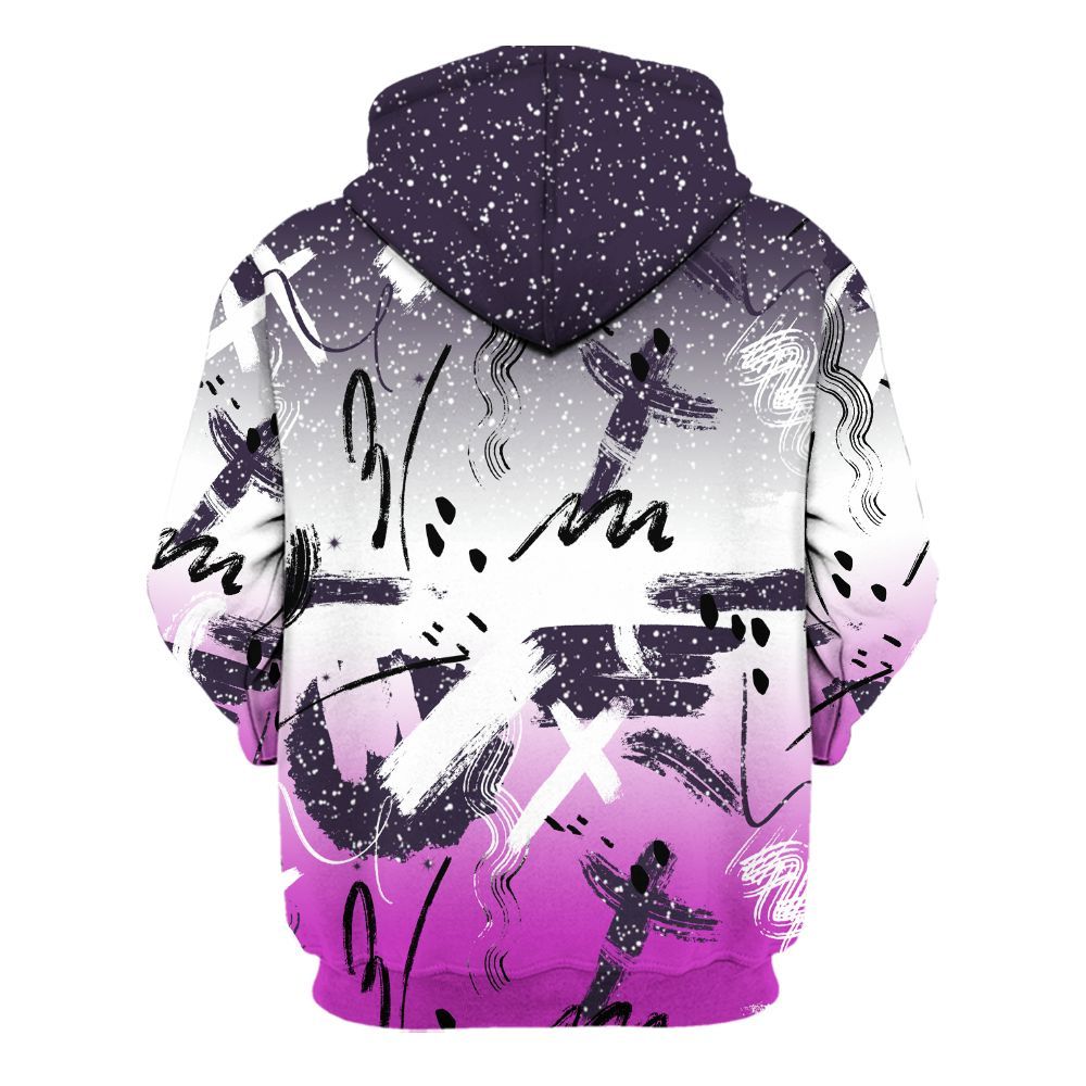 Hoodie To Match Ja 2 Staregazer - Money Hustle Grind Pray All Over Print