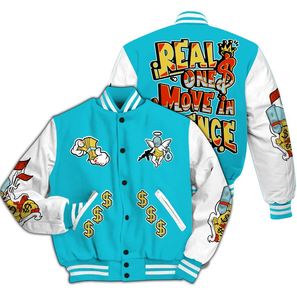 Varsity Jacket To Match Dunk Low KD 17 N7 - Ones Move In Silence Graphic All Over Print