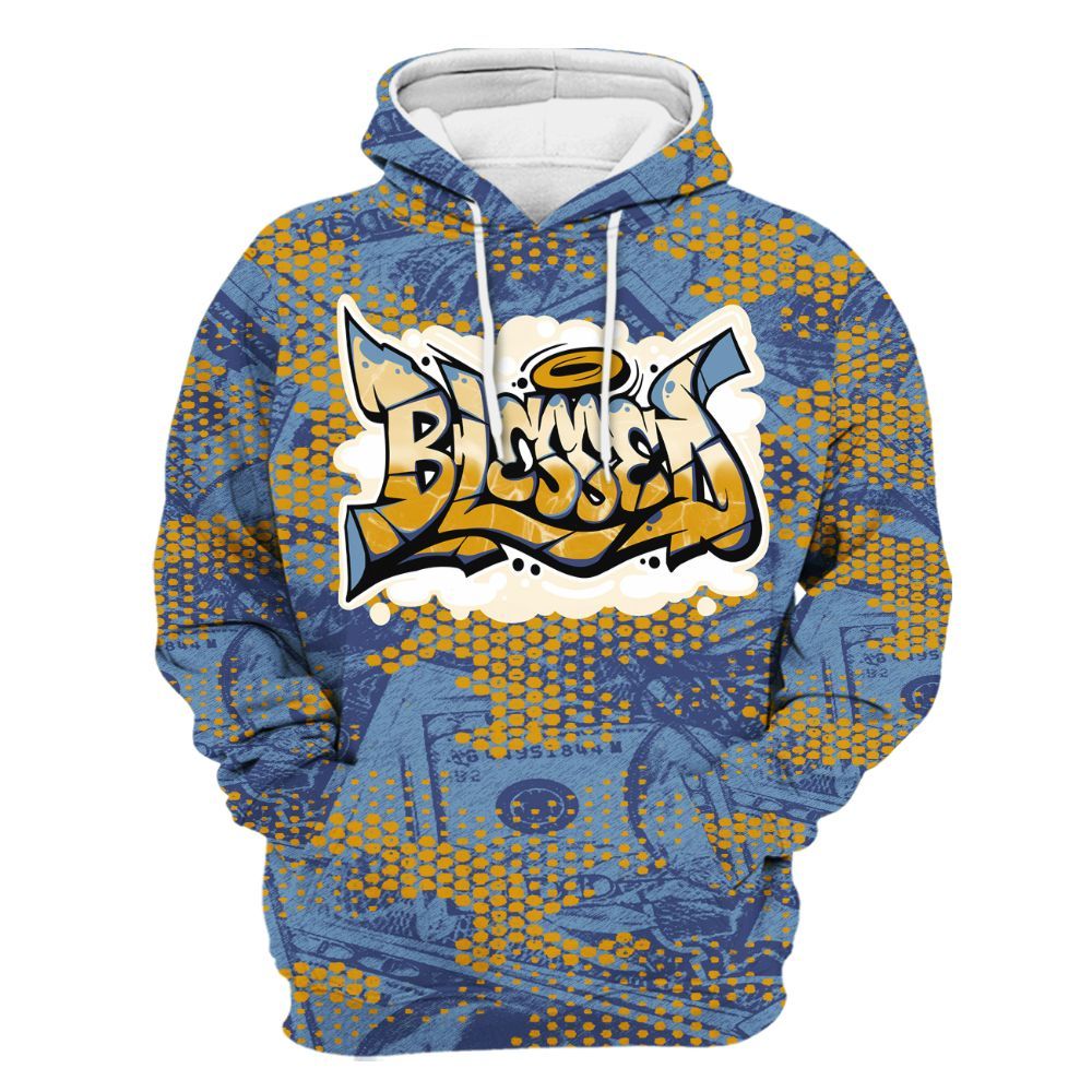Hoodie To Match High OG First In Flight 1s - Blessing Graphic Banknotes All Over Print
