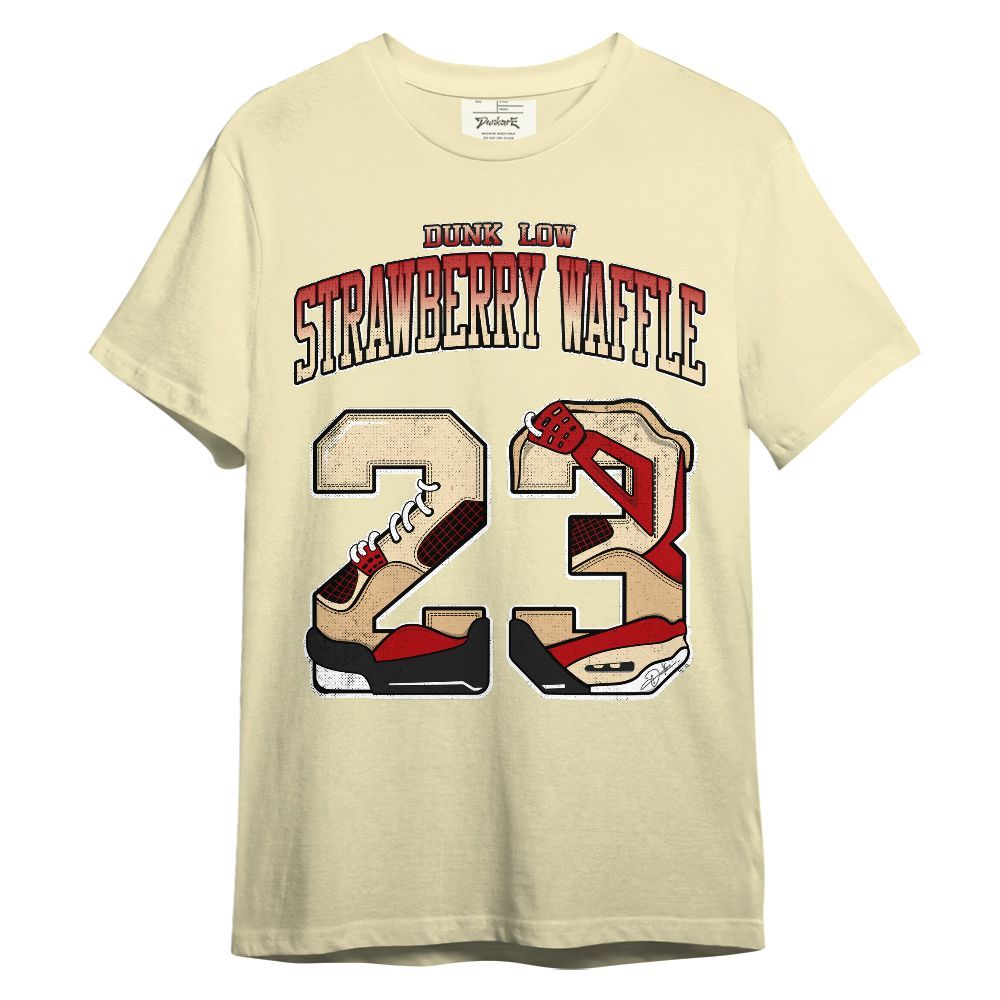 Shirt To Match Dunk Low Strawberry Waffle - Number 23 Dirty 4s Unisex Shirt