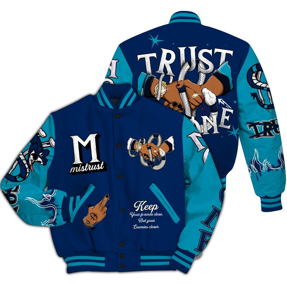 Varsity Jacket To Match Kobe 5 X-Ray - Trust No One Snake-Bite Street Style All Over Print