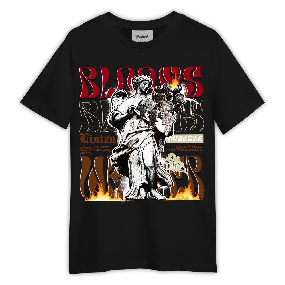 Shirt To Match Archaeo Brown 5s - Blooms Whisper Shirt Outfit