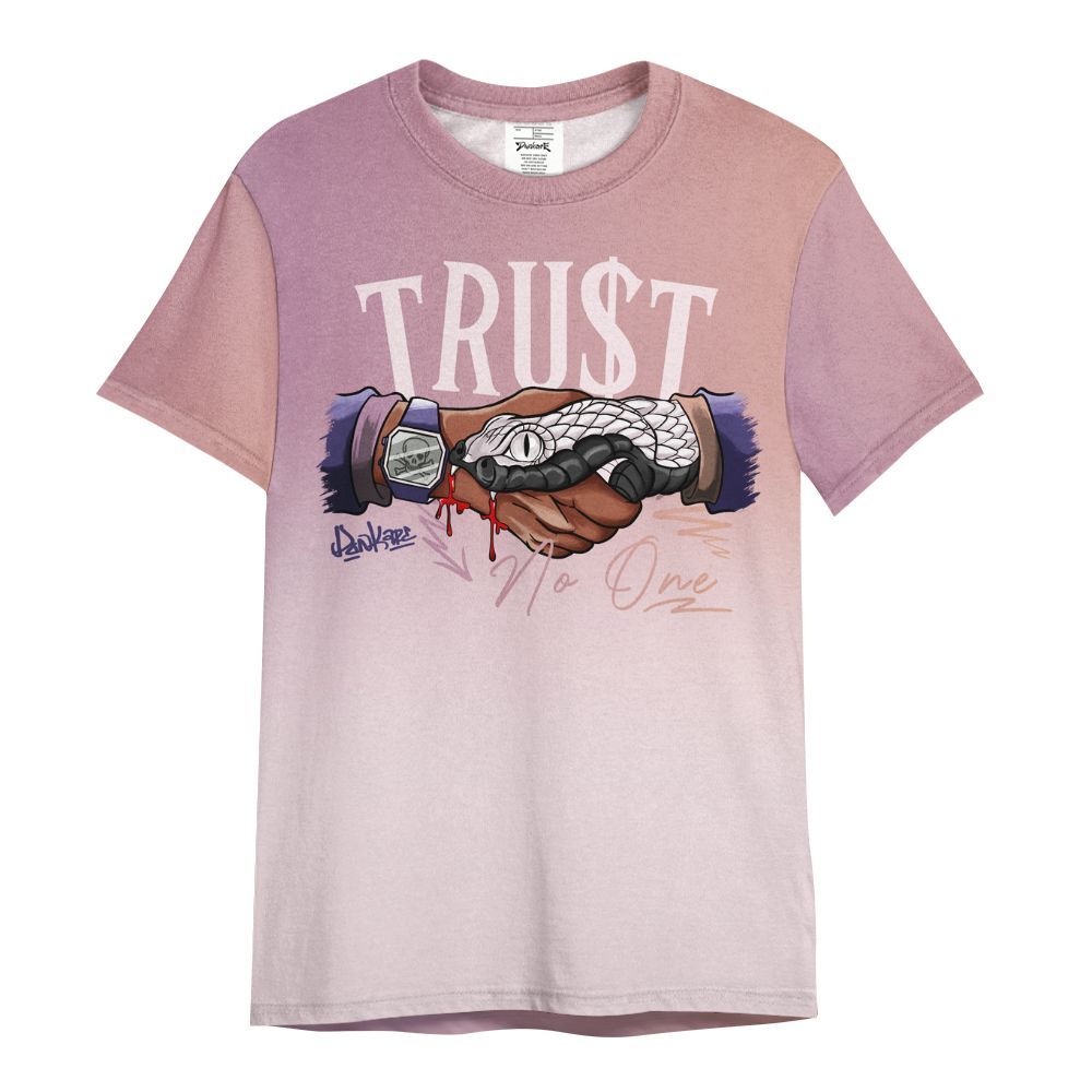 Shirt To Match Book Sunrise 1s - Snake Trust No One Drip All Over Print