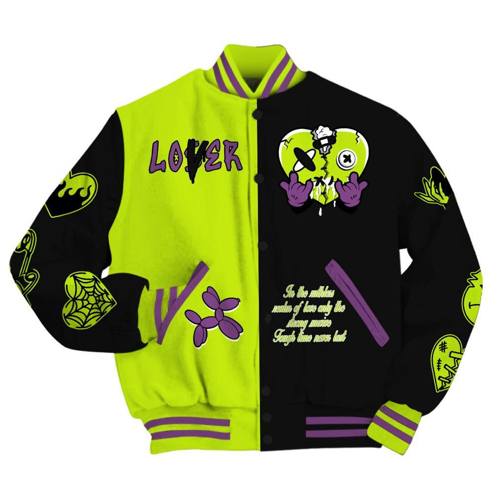Varsity Jacket To Match GS Black Barely Volt 11s - Loser Lover Heartbreak All Over Print