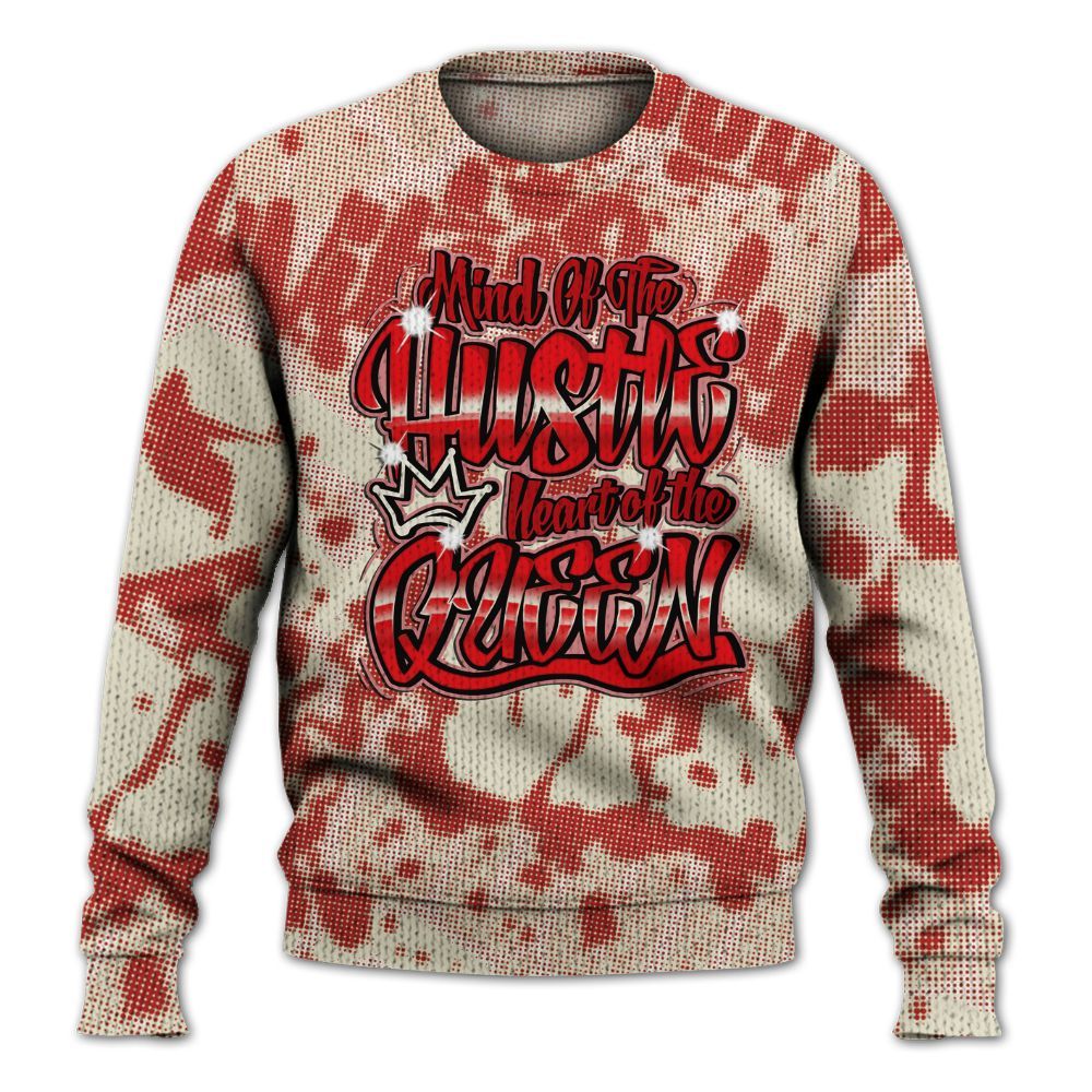 Knitted Sweater To Match Cement Grey 3s - Hustles Heart Queens Street