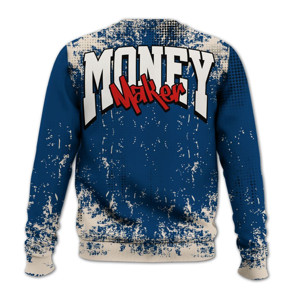 Sweatshirt To Match Retro Rare Air 11s - Move In Silence Money Street Retro All Over Print