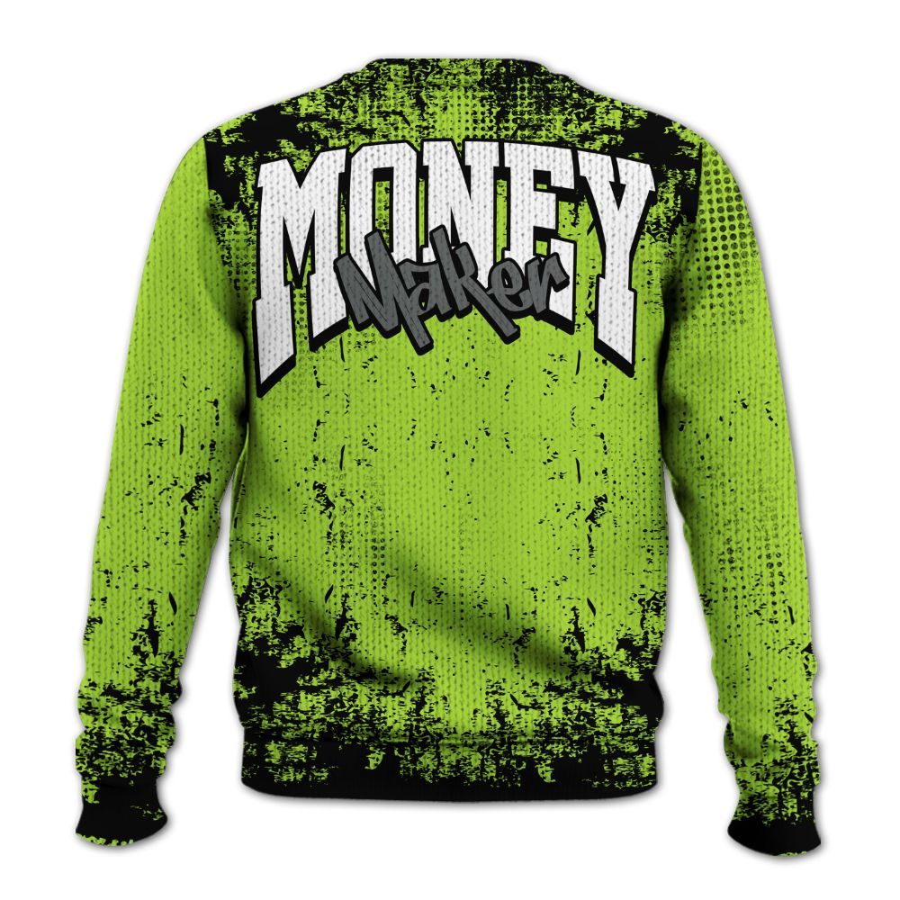 Knitted Sweater To Match Air Max 95 Neon - Move In Silence Money Street Retro