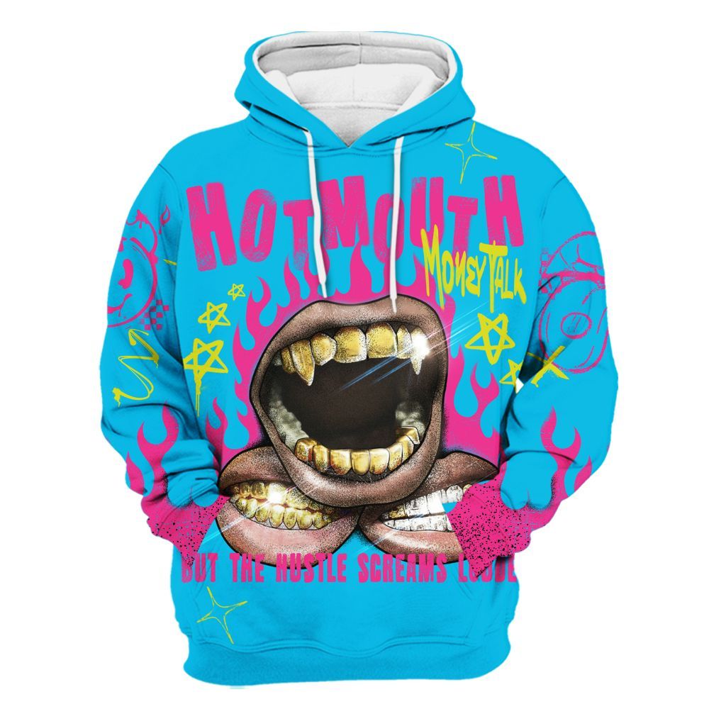 Hoodie To Match Tokyo Nights Stewie 3s - Mouth Burning Street Style All Over Print