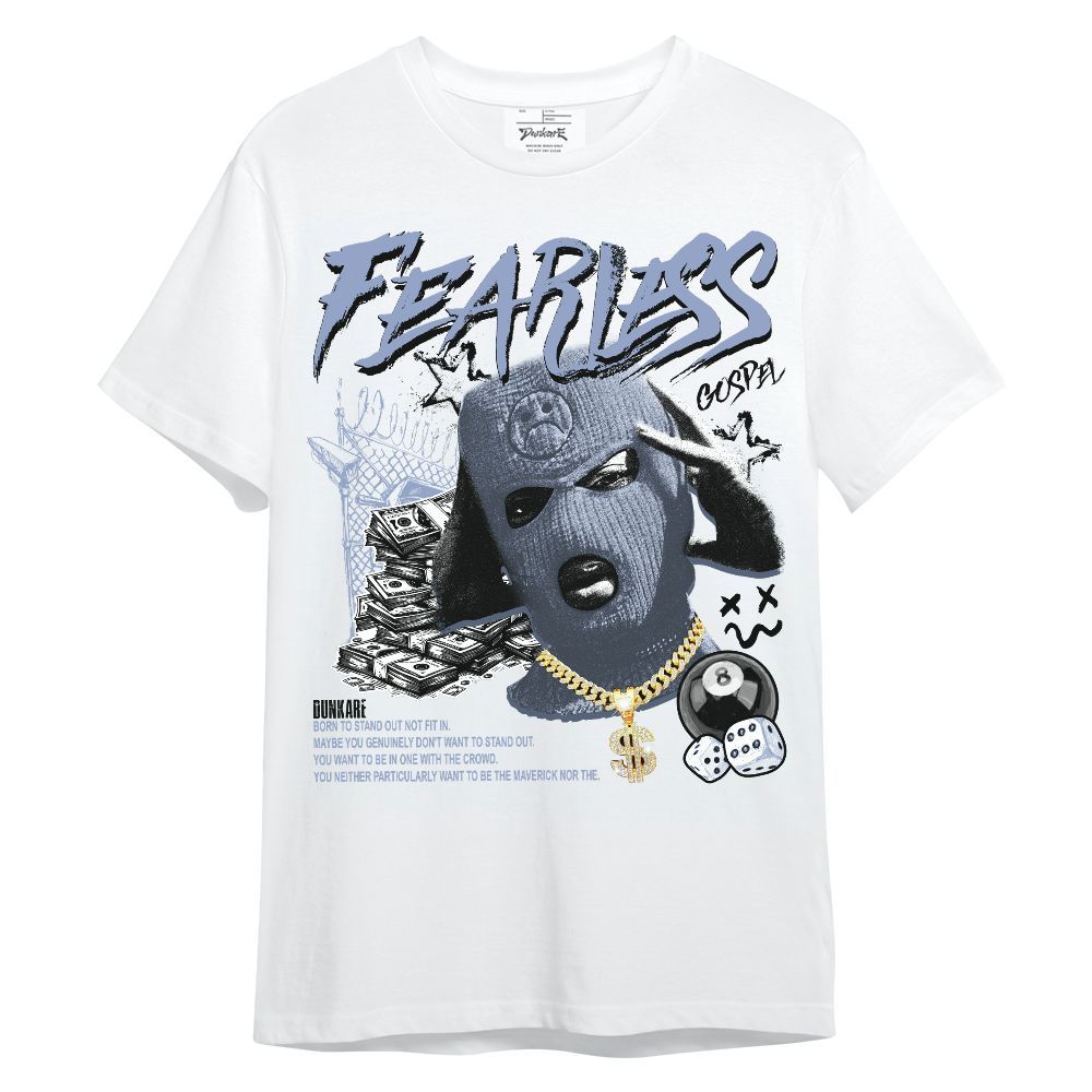 Shirt To Match Blue Grey 13s - Fearless Gospel Streetwear Money Unisex Shirt