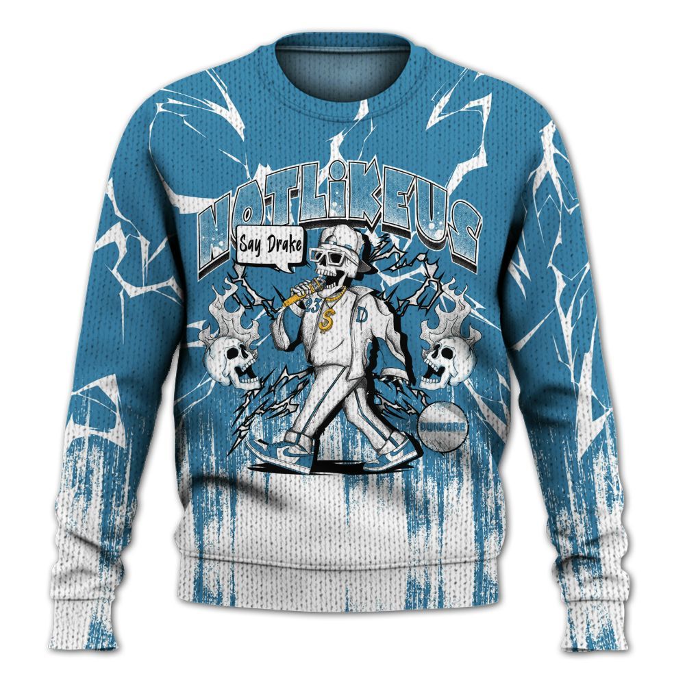 Sweater To Match High OG UNC Reimagined 1s - Don't Like Us Graphic