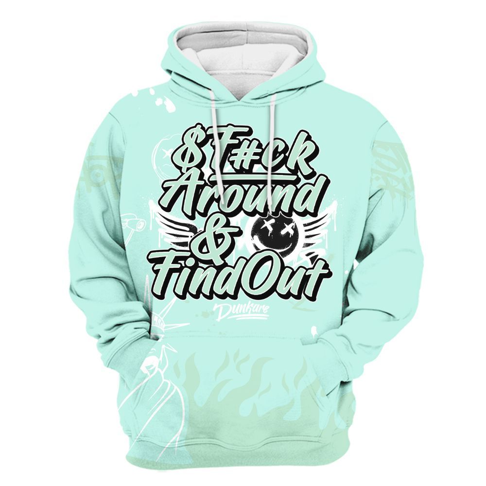 Hoodie To Match Retro Low Igloo 11s - Graphic Fck Around Find Out All Over Print