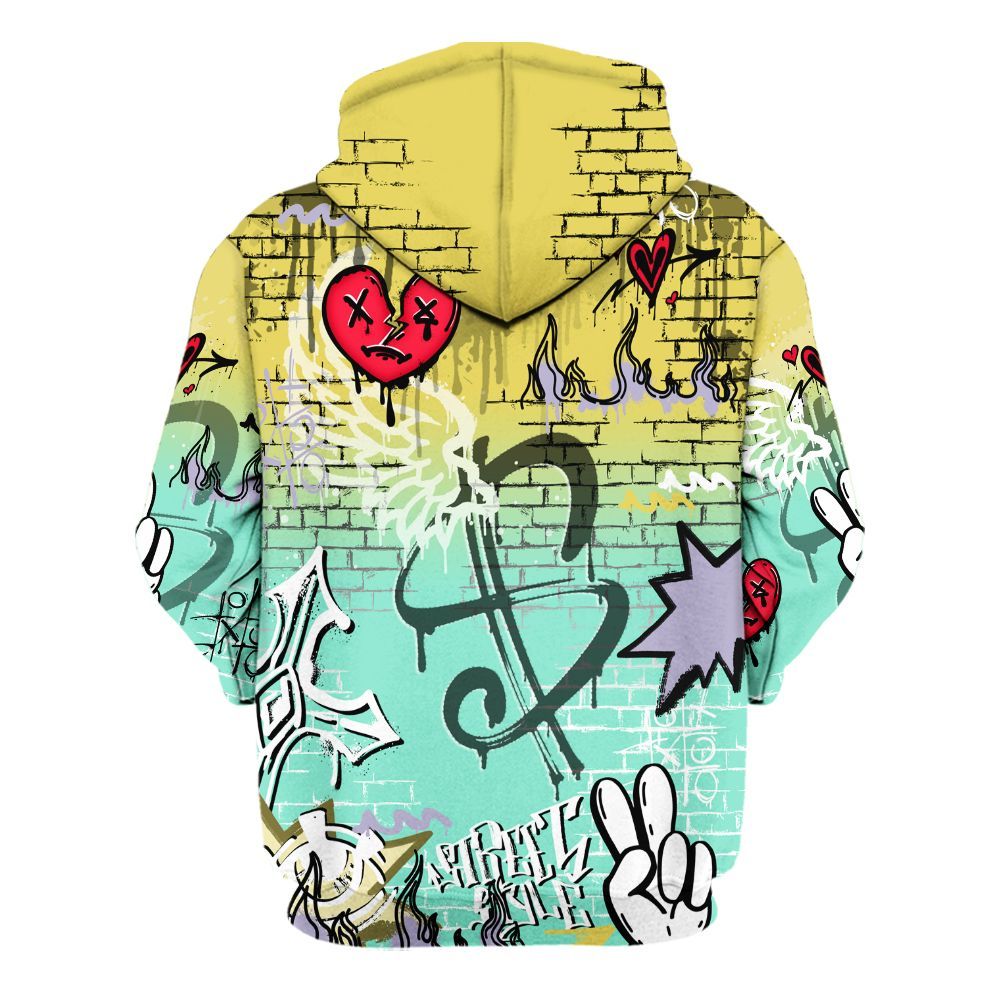 Hoodie To Match Dunk Low Easter 2026 - Been Dif2erent Drip Graffiti All Over Print