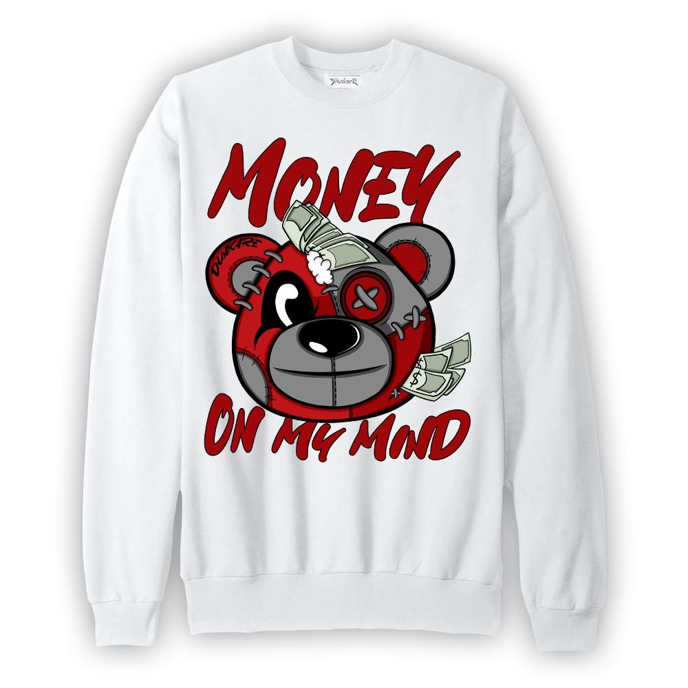 Sweatshirt To match Bred Reimagined 4s Sweatshirt - Money On My Mind Bear Graphic 2904 NCMD