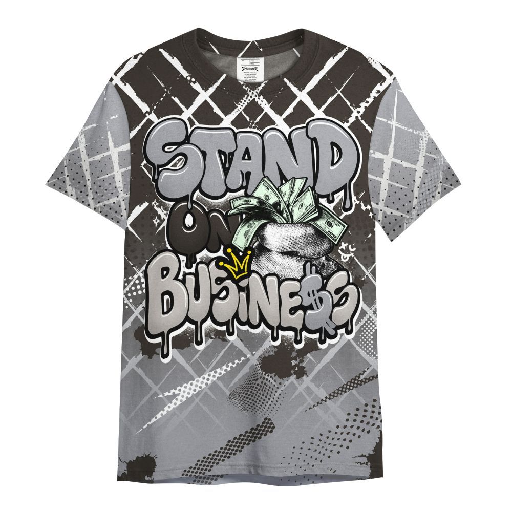 Shirt To Match Baroque Brown 12s - Halftone Stand Business Dripping All Over Print