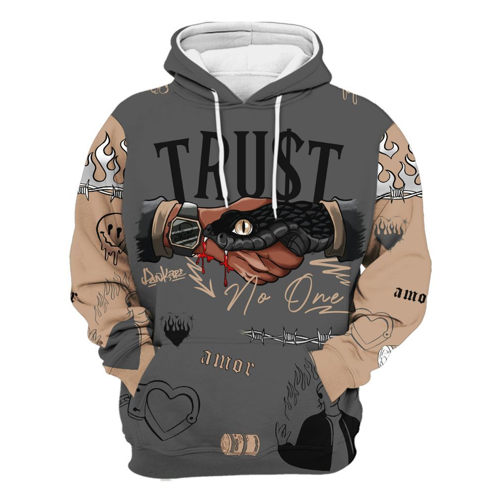 Hoodie To Match Kobe 9 EM Mamba - Snake Trust No One All Over Print