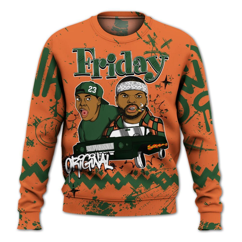 Sweatshirt To Match Low Miami 5s - Friday Sneaker Crayon All Over Print