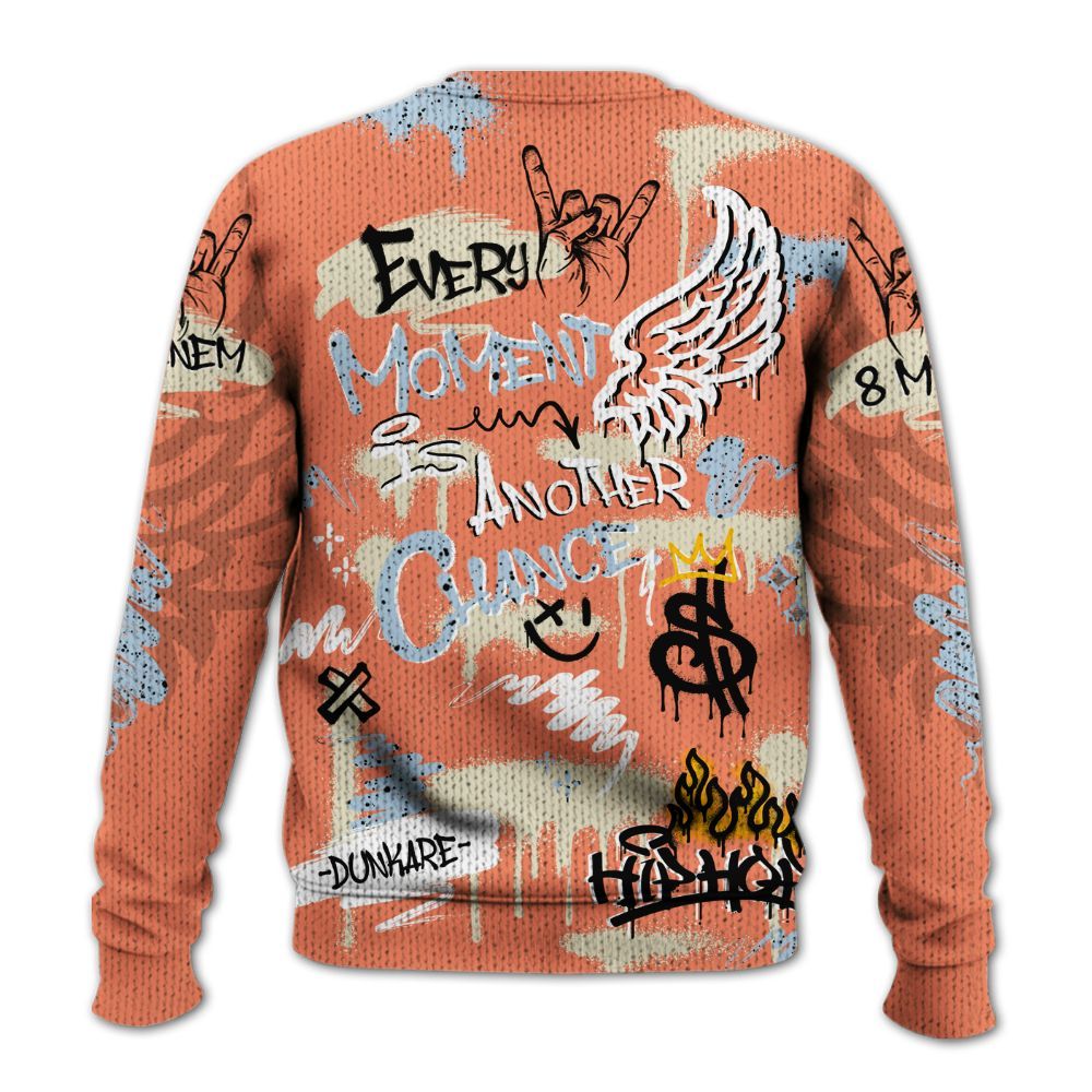 Sweater To Match Dunk Low Strawberry Waffle - 8Mile Movie Graffiti Graphic