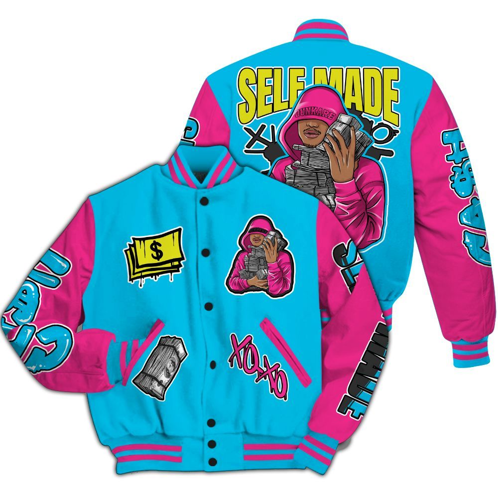 Varsity Jacket To Match Tokyo Nights Stewie 3s - Selfmade Unique All Over Print