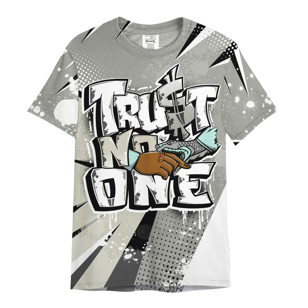 Shirt To Match Low OG Year Of The Snake 1s - Poly Trust No One Dripping All Over Print