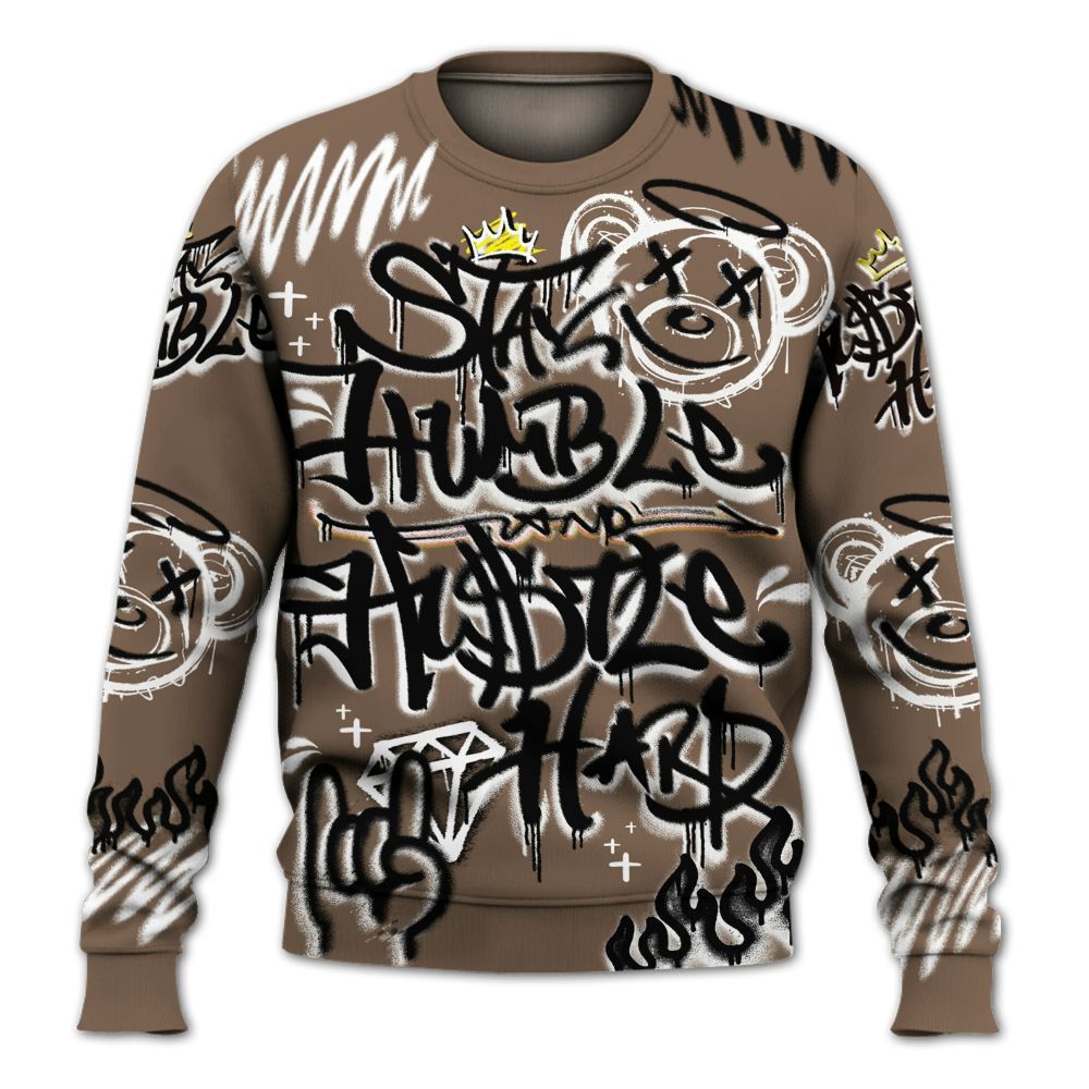 Sweatshirt To Match Dark Mocha Jack - Humble Drip Streetwear Graffity All Over Print