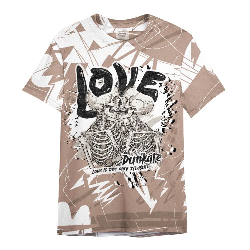Shirt To Match OG Latte 1s - Skull Love Bear Nonobjective Shirt Unisex