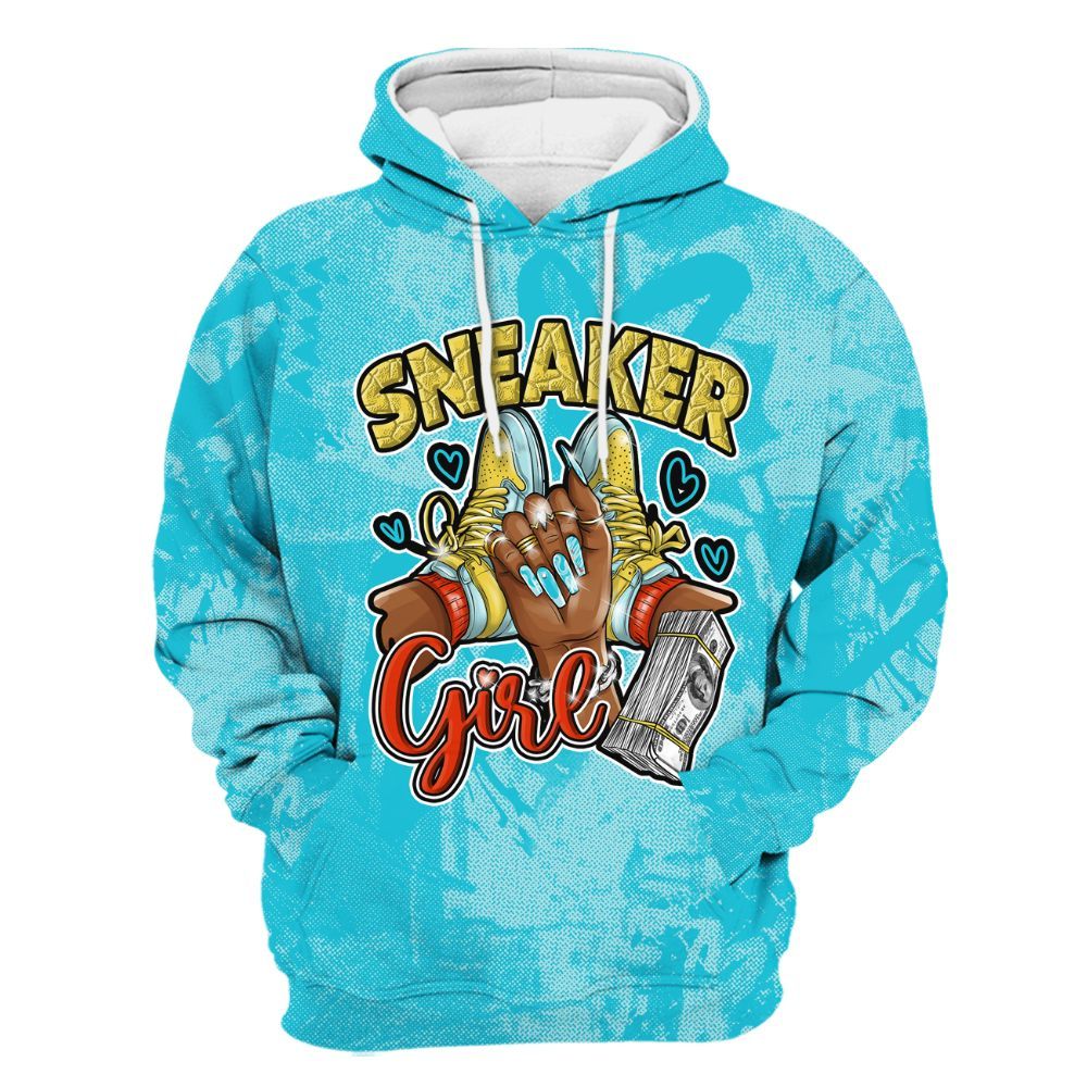 Hoodie To Match Dunk Low KD 17 N7 - Sneakerz Girlz Heart Grunge All Over Print