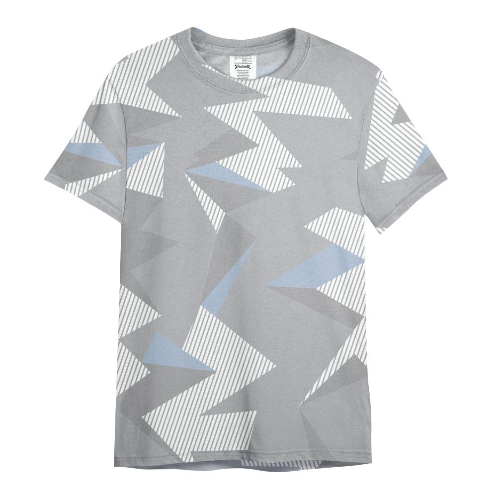 Shirt To Match Low OG Wolf Grey 1s - Geometric Camouflage Pattern All Over Print