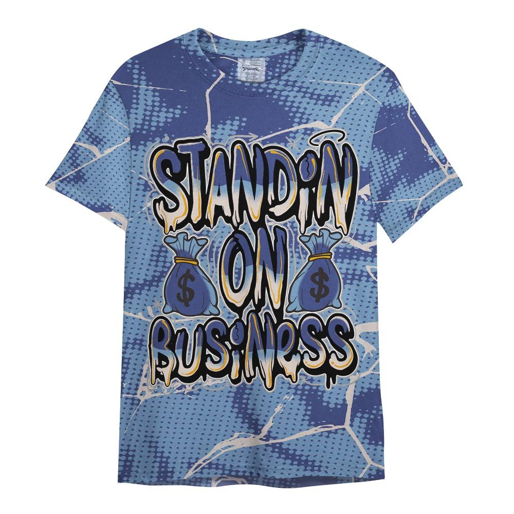 Shirt To Match High OG First In Flight 1s - Standin' Business White Graphic Crack Shirt Unisex