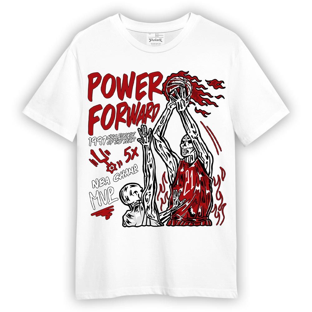 Shirt To Match Red Taxi 12s - Power Shot Skeleton Shirt Unisex