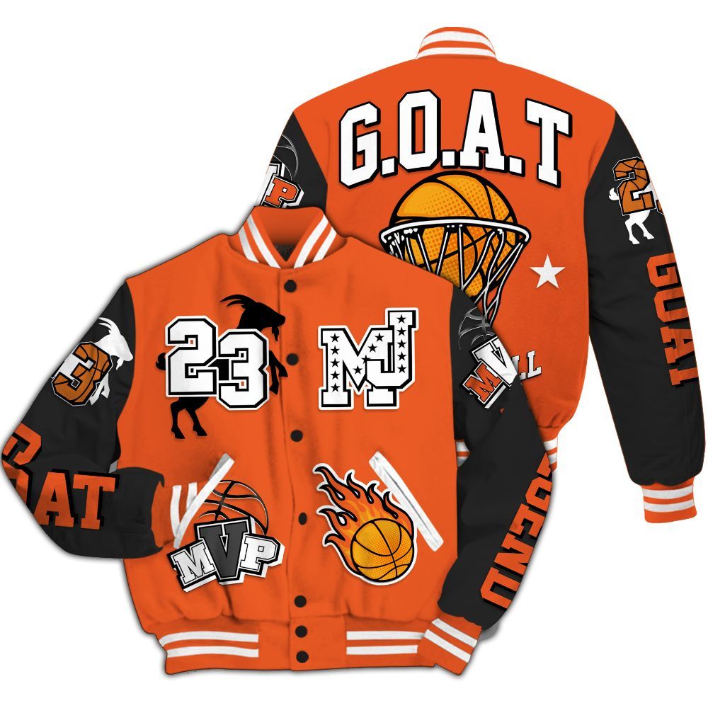 Varsity Jacket To Match Retro High OG Shattered Backboard 1s - 23 Goat MVP Basketball All Over Print